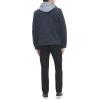 imageLevis Mens Washed Cotton Hooded Military JacketNavyQuilted Lining