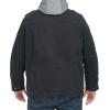 imageLevis Mens Washed Cotton Hooded Military JacketNavySherpa Lined