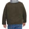 imageLevis Mens Washed Cotton Hooded Military JacketOliveSherpa Lined