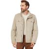 imageLevis Mens Washed Cotton Hooded Military JacketStoneSherpa Lined