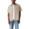 Vintage Khaki Cotton Linen