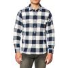 imageLevis Mens Classic Worker Long Sleeve Wovens ShirtDress Blues Plaid