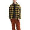 imageLevis Mens Classic Worker Long Sleeve Wovens ShirtScottie Plaid Desert Sun