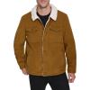 imageLevis Mens Corduroy Sherpa Lined Trucker JacketBrown Corduroy