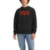 imageLevis Mens Graphic Crewneck SweatshirtJet Black Fleece