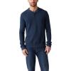 imageLevis Mens Long Sleeve Thermal 3 Button HenleyNew Navy Blazer