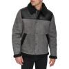 imageLevis Mens Mixed Media Faux Shearling JacketCharcoal