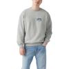 imageLevis Mens Relaxed Graphic Crewneck SweatshirtNew Heritage Americana Levis Mid Tone Heather Grey