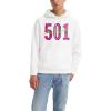 (New) 501 Original Hoodie White Graphic