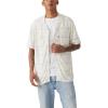 imageLevis Mens Short Sleeve Classic Camper ShirtMalachi Tile Egret