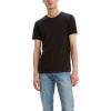 imageLevis Mens Slim Fit Crewneck TShirt 2PackBlack  Black