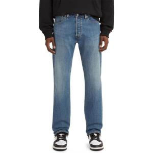 imageLevis Mens 501 Original Fit Jeans Also Available in Big ampamp TallReel It in  Medium Indigo Worn in