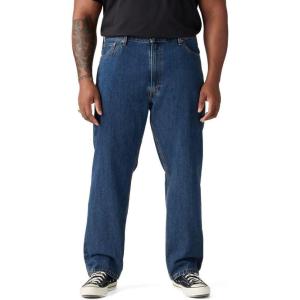 imageLevis Mens 505 Regular Fit Jeans Also Available in Big ampamp TallDark Stonewash