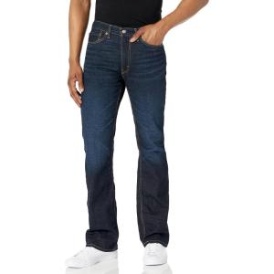imageLevis Mens 527 Slim Bootcut JeansIndigo Black