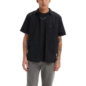 imageLevis Mens Classic 1 Pocket Short Sleeve Button Up Shirt Also Available in BigJet Black
