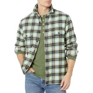 imageLevis Mens Classic Worker Long Sleeve Wovens ShirtWarm Olive