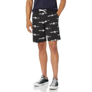 imageLevis Mens Graphic SweatshortLevis Triple Logo Caviar Print