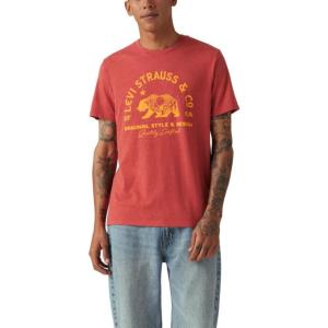 imageLevis Mens Graphic Tee Also Available in Big ampamp TallHeritage Americana Bear Baked Apple