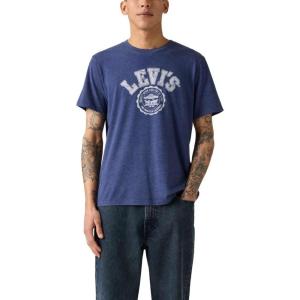 imageLevis Mens Graphic Tee Also Available in Big ampamp TallNew Crest Blue Depths