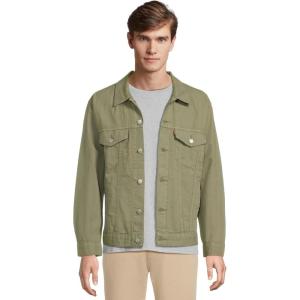 imageLevis Mens Relaxed Fit TruckerDeep Lichen Green