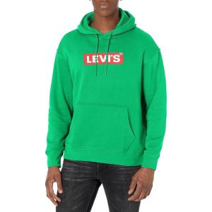 imageLevis Mens Relaxed Graphic HoodieCore Boxtab Bright Green