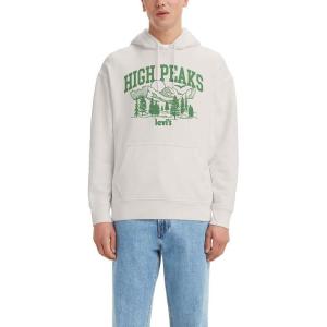 imageLevis Mens Relaxed Graphic HoodieHigh Peaks Crew Sugar Swizzle