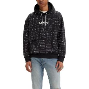 imageLevis Mens Relaxed Graphic HoodieNew Levi Aop Caviar Graphic