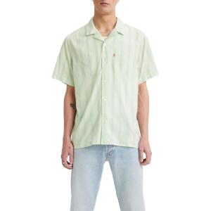 imageLevis Mens Short Sleeve Classic Camper ShirtGeorgie Wasabi