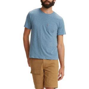 imageLevis Mens Short Sleeve Classic Pocket Tee Available in BigIndigo Wash Heather