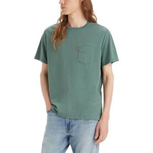 imageLevis Mens Short Sleeve Classic Pocket Tee Available in BigNew Dark Forest
