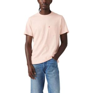 imageLevis Mens Short Sleeve Classic Pocket Tee Available in BigNew Pale Dogwood Jersey