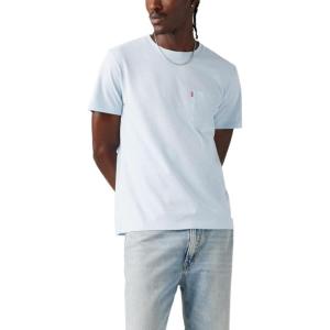 imageLevis Mens Short Sleeve Classic Pocket Tee Available in BigNiagara Mist Jersey