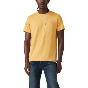 imageLevis Mens Short Sleeve Classic Pocket Tee Available in BigOchre Jersey