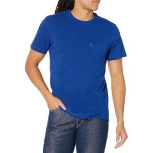 imageLevis Mens Short Sleeve Classic Pocket Tee Available in BigSodalite Blue