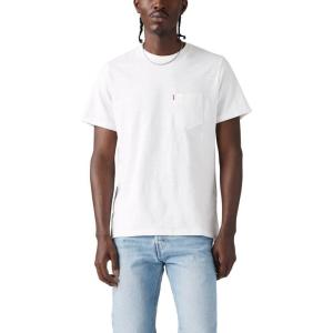 imageLevis Mens Short Sleeve Classic Pocket Tee Available in BigWhite Jersey