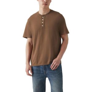 imageLevis Mens Short Sleeve Henley TeeRain Drum