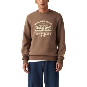 imageLevis Mens Standard Graphic CrewneckNew Archival Crew Rain Drum