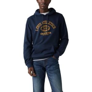 imageLevis Mens Standard Graphic HoodieNew Crest Navy Blazer