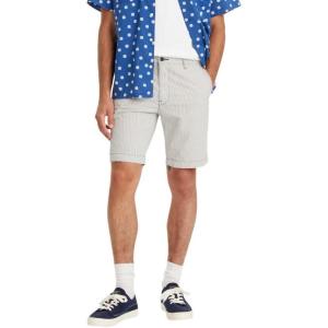 imageLevis Mens Standard Taper Chino ShortNew Camus Stripe Mineral Black Stripe