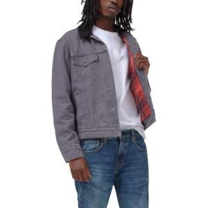imageLevis Mens Trucker Jacket Also Available in Big ampamp TallMagnet Charcoal Canvas