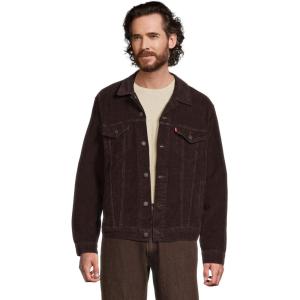 imageLevis Mens Trucker Jacket Also Available in Big ampamp TallNew Black Coffee Non Stretch