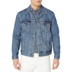imageLevis Mens Trucker Jacket Also Available in Big ampamp TallNew Medium Stonewash