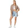 imageLevis Womens 501 Mid Thigh ShortMedium Indigo DestructedIndigo