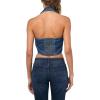 imageLevis Womens Bria Denim Corset HalterCornerback