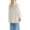 imageLevis Womens Dylan Relaxed Western Shirt Standard and PlusWhite Smoke