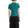imageLevis Womens Graphic Ringer Mini TeeNew Jewel Green Pattern