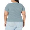 imageLevis Womens Graphic Ringer Mini TeeNew Nova Geo Crown Blue