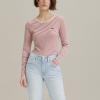 imageLevis Womens Honey Long Sleeve ShirtJulip Stripe Cloud Dancer