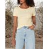 imageLevis Womens Honey Short Sleeve ShirtEvelyn Floral Almond Cream