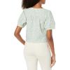 imageLevis Womens Simone Short Sleeve BlouseRiley Floral Granite Green